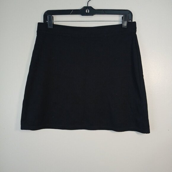 SOFIA MAX BLACK KNIT SKIRTS, MINI LENGTH, SIZE MEDIUM, WOMENS - Picture 1 of 4